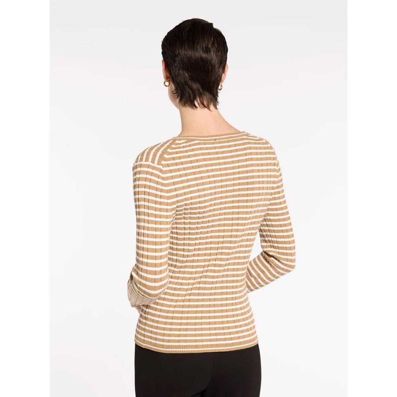 Marco Polo Fine Stripe Rib Knit Jersey image number 1